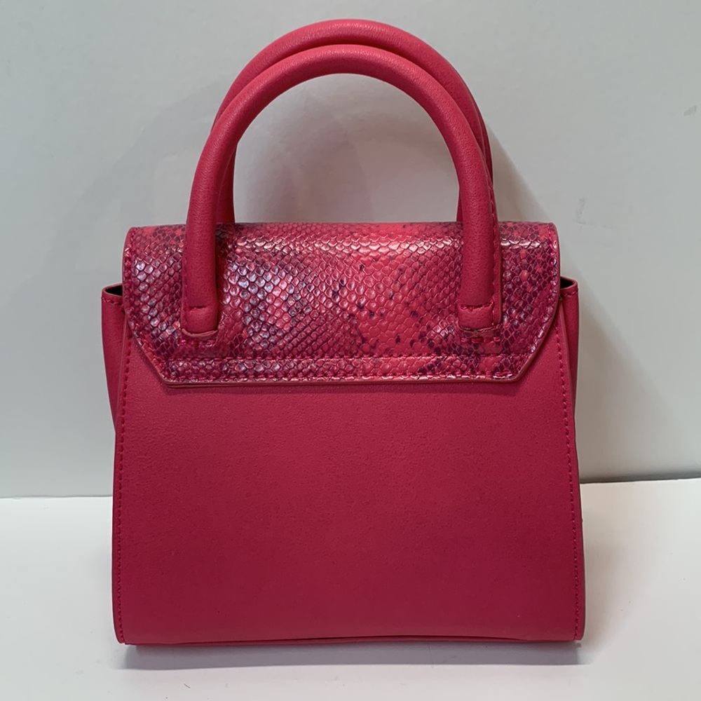 NWT pink and gold snake print mini bag